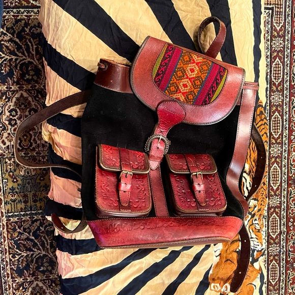 Beara Beara Handbags - 🌈 SOLD Gorgeous bohemian leather backpack